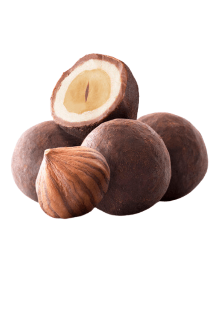 AVELLANAS CARAMELIZADAS CUBIERTAS DE CHOCOLATE CON LECHE Granja Luisiana