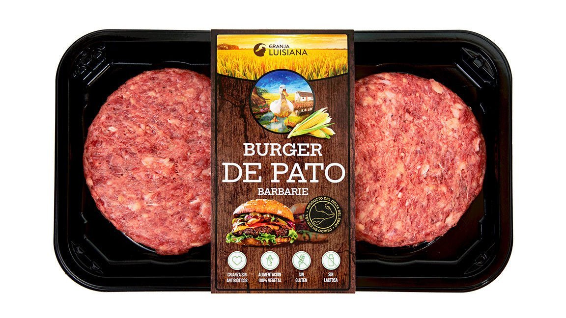 Burger de pato barbarie Granja Luisiana