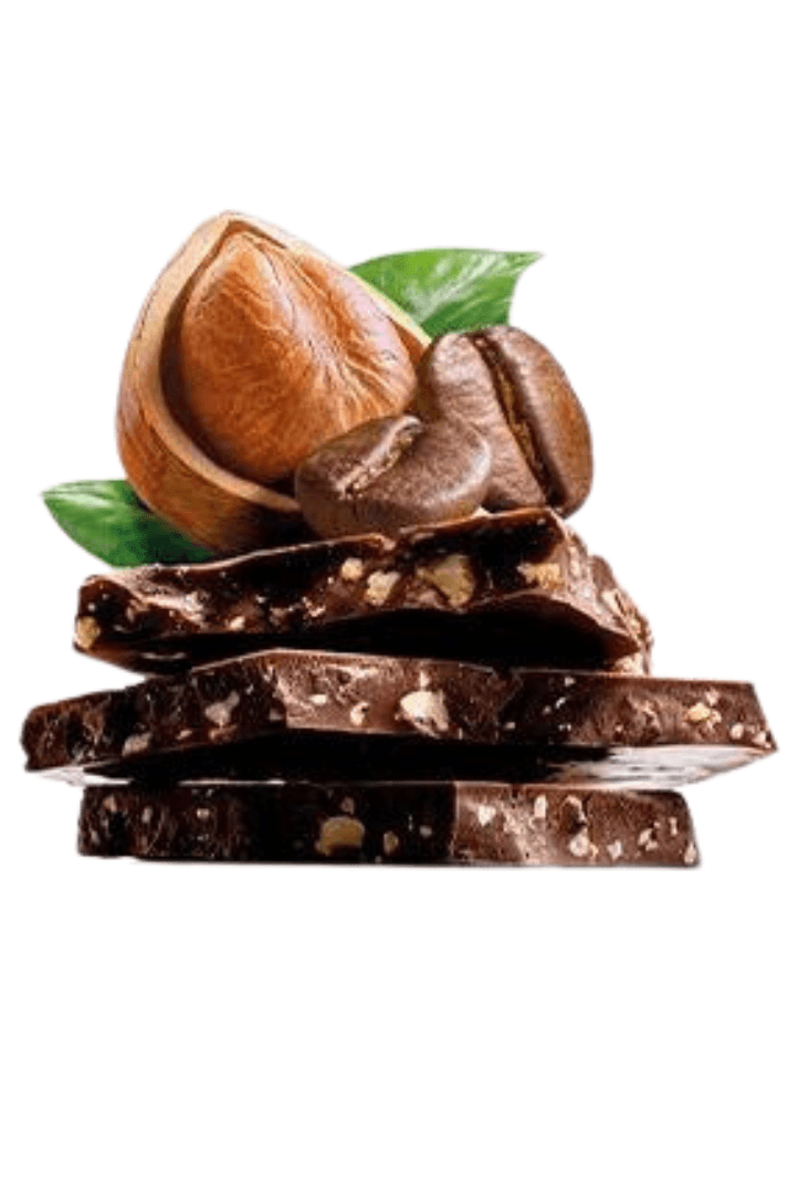 CAFÉ Y AVELLANAS CHOCOLATE NEGRO Granja Luisiana