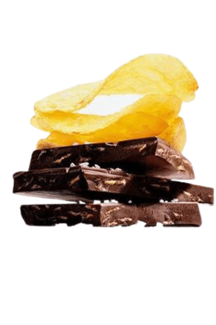 CHIPS CON SAL CHOCOLATE NEGRO Granja Luisiana