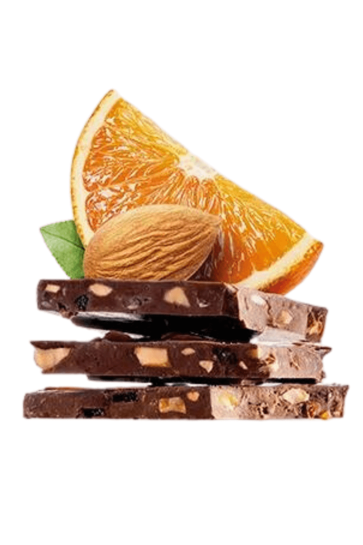 CHOCOLATE CON LECHE ALMENDRA Y NARANJA Granja Luisiana