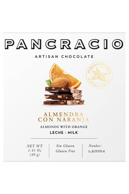 CHOCOLATE CON LECHE ALMENDRA Y NARANJA Granja Luisiana