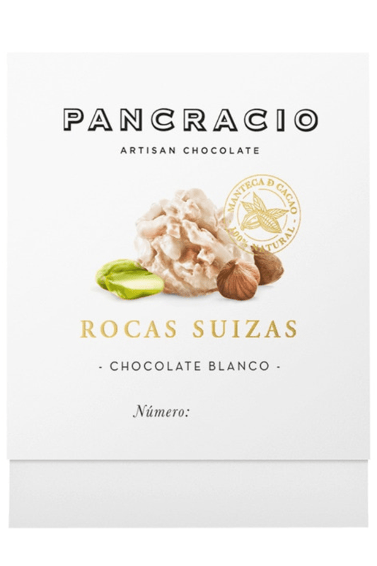 ROCAS SUIZAS DE CHOCOLATE BLANCO Granja Luisiana