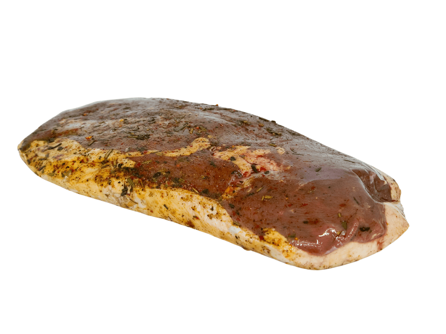 Magret de pato macerado en hierbas provenzales