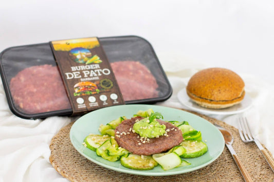 Burger de pato con verduras Granja Luisiana